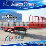 2/3 Axles 40-60 Tons Flatbed Semi Trailer / Flatbed Trailer for Sale thumbnail-5