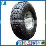 China Wholesale Pneumatic Tires 3.50-4 Rubber Wheels for Hand Trolley thumbnail-1