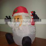 DJ-XT-66 Inflatable Best Made Toys Christmas Santa Claus Fat Chubby Hug Doll thumbnail-3