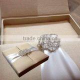 Good Quality Customized Luxury Silk Wedding Invitation Box thumbnail-6