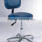 Lab Metal Wokring Stools Chair With Back Rest