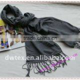 Solid Grey Turkish Viscose Pashmina Scarf Shawl thumbnail-1