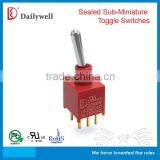 Waterproof IP67 Sealed Sub-Miniature Toggle Switch thumbnail-3