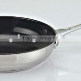 stainless steel round non-stick frying pan/dessini ruhru fry pan