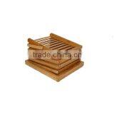 Fancy Bamboo Resting Room Furniture,5tiers Folding Magazine Display Rack thumbnail-2