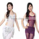 SWEGAL wholesale sexy belly dance tops bra dance top and pant 2pcs dress SGBDB13036