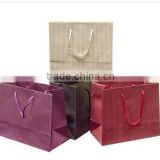 Paper shopping bags with handle/paper material