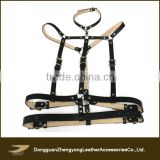 new design men body harness, sexy leather harness