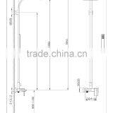 2015 New Design Brass Exposed Shower Mixer 21 3601 thumbnail-2