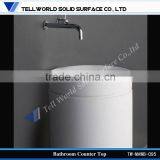 Acrylic Stone Bathroom Countertops With Built in Sinks thumbnail-1