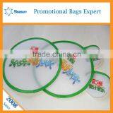 New Style Wholesale Frisbee With Hole Mini Fabric Nylon Frisbee Blank