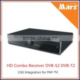 MPEG4 CAS embedded HD Combo Receiver DVB-S2 DVB-T2