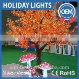 Artificial Autumn Japanese Red Maple Tree With Branches And Leaves