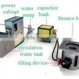 700.C Mini Size Medium Frequency Aluminium Melting Induction Furnace thumbnail-2