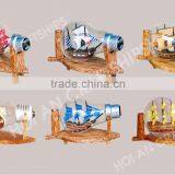 SANTA MARIA SHIP IN LIGHT BULB, UNIQUE NAUTICAL GIFT - HANDMADE SHIP MODEL thumbnail-2
