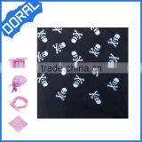 Bandanas Black Silk Fabric Satin Women Bandanas thumbnail-1