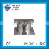 Non-ventiated galvanized sheet chimney hood chimney pipe fittings