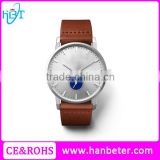 Wholesale mens watch custom logo elegance fashion watches with water resistant 3bar