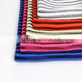 stripe polyester sandwich mesh fabric for clothing