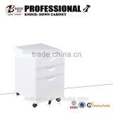 Good Service Metal kd Two-door Office Desk With Pedestal Cabinet