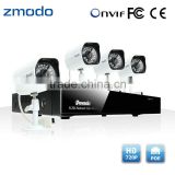 Zmodo 4CH POE NVR Outdoor 720P IP Camera Kit