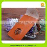 Card Holder Style Plain Genuine Leather Luggage Bag Tags 16036 thumbnail-4