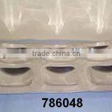 Table Decoration Aluminium Metal Six Column Fruit Tray Rectangular Shiny Mirror Polish thumbnail-1