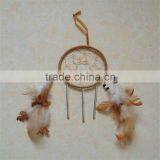 Handwoven Cute Round Three Wind Chime Tubes Dream Catcher