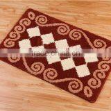 Flower Shaggy Rugs Bathroom Waterproof Mat thumbnail-3