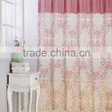 Embroidery Shower Curtain Patchwork Polyester Fabric