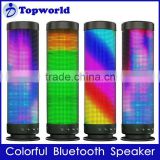 New Arrival Pulse Portable Wireless Bluetooth Speaker Colorful 360 LED Lights TF Card Outdoor Surround Speaker