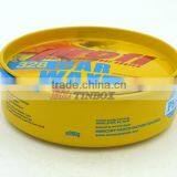Car Care Product Car Polish Wax Round Tin Can for Packaging