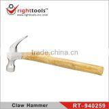 RIGHTTOOLS RT-940259 New Process American Type Claw Hammer With Wood Handle thumbnail-1