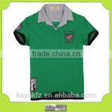 Custom-made Men's Fashion Heavy Weight Polo Shirts Green Color thumbnail-1