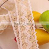 2016 newest Bridal Lace Fabric/Guipure Embroidery Lace trimming 600402