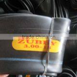 Motorcycle Natural and Butyl Inner Tube 3.00-18 thumbnail-1