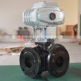 3 Way Flange Connection SS316 Electric Ball Valve thumbnail-4