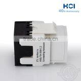 Network Solution RJ45 Super Cat6 UL 180 Degree Unshielded UTP Modular Keystone Jack thumbnail-3