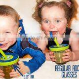 Children Silicone Cup Lid With Straw & Baby Silicone Sippy Cup Lids thumbnail-1