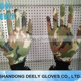 13Gauge Transparent Nitrile Fully Coated Gloves With Printing Liner for Garden thumbnail-1