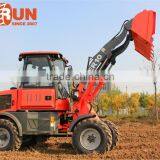 Everun Brand Mini Garden Wheel Loader With Grass Forks/ Auger/ Cutter Head thumbnail-6