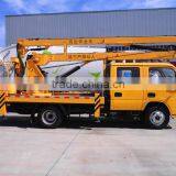 4x2 Dongfeng Double Cab Overhead Working Truck thumbnail-3