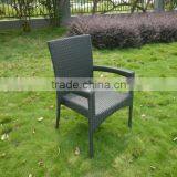 Modern Outdoor Wicker Furniture Stackable Garden Rattan Dining Chair(2042AC) thumbnail-4