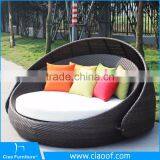 Outdoor Furniture Round Bed Rattan Sofa Bed thumbnail-4