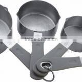 Top Quality 4pcs Stainless Steel Spoon Set Measuring Cup Spoon With Silicon Handle thumbnail-2