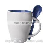 Ceramic Mug With Spoon 300ml thumbnail-1