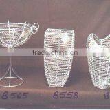 Wire Round Basket Aluminium Anodised thumbnail-1