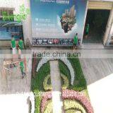 SJLJ013601 High Quality Artificial Green Wall Indoor Outdoor Decorative Artificial Grass Wall thumbnail-2
