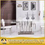 2017 High Quality Simple Style Marble Top Dining Table Set thumbnail-2