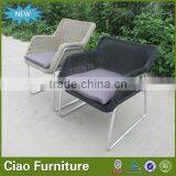 Latest Design Aluminum Round Wicker Outdoor Chair Cushions thumbnail-1